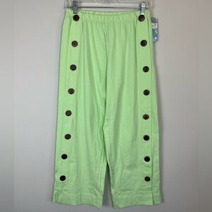 NWT Lulu-B Green Knit Lounge Pants Size S